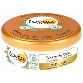 Lovea Bio Kokosöl und Vitamin E Butter für Gesicht, Körper, Haare, Hände, Ellbogen 150 ml