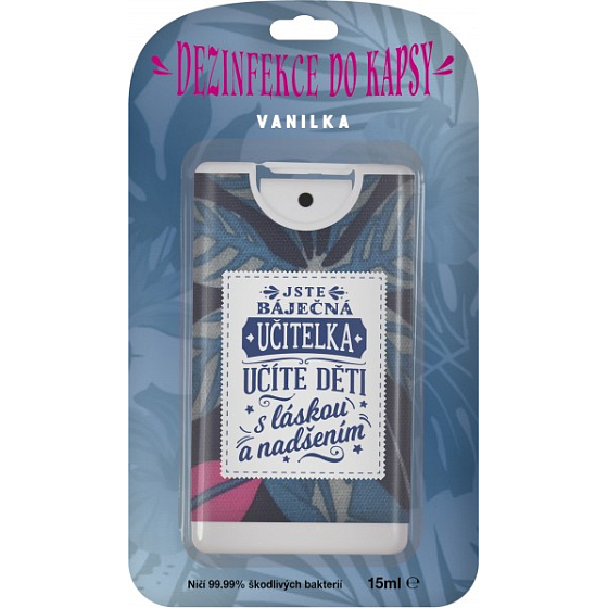 Albi Desinfektion in einer Tasche mit dem Duft von Vanille Teacher 15 ml