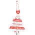 Albi Baumschmuck Lenka 13 cm aus Holz