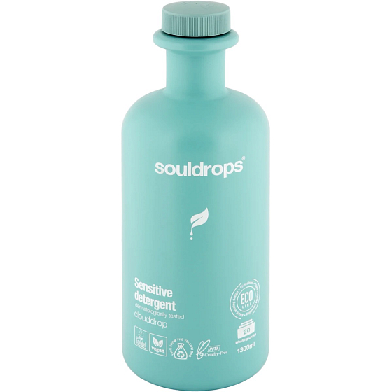 Souldrops Sensitive Detergent Clouddrop Waschgel für empfindliche Haut 20 Dosen 1,3 l