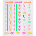 Essence Neon Vibes Nagelsticker in Neonfarben 1 Blatt