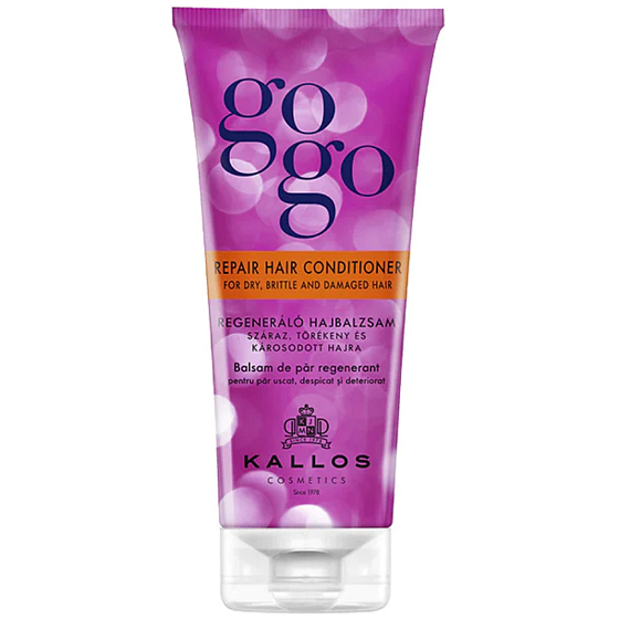 Kallos Gogo Repair regenerierende Spülung für trockenes und geschädigtes Haar 200 ml