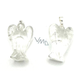 Crystal Angel Protector Anhänger Naturstein 25 mm, Stein Steine