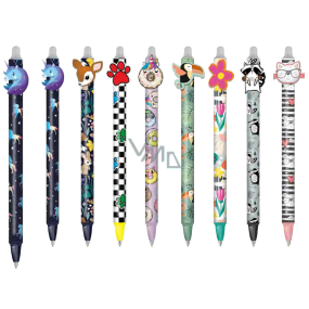 Colorino Gummierter Stift Unicorn, blaue Mine 0,5 mm