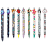 Colorino Gummierter Stift Unicorn, blaue Mine 0,5 mm