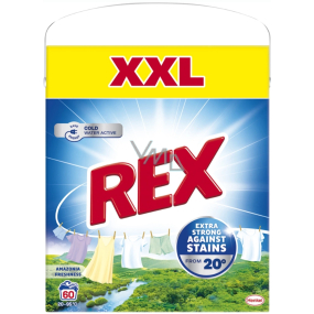 Rex Amazonia Freshness Universal-Waschpulver Box 60 Dosen 3,3 kg Rex Amazonia Freshness Universal-Waschpulver Box 60 Dosen 3,3 kg
