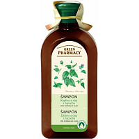 Green Pharmacy Shampoo für normales Haar mit Brennnessel und Wegerich, 350 ml