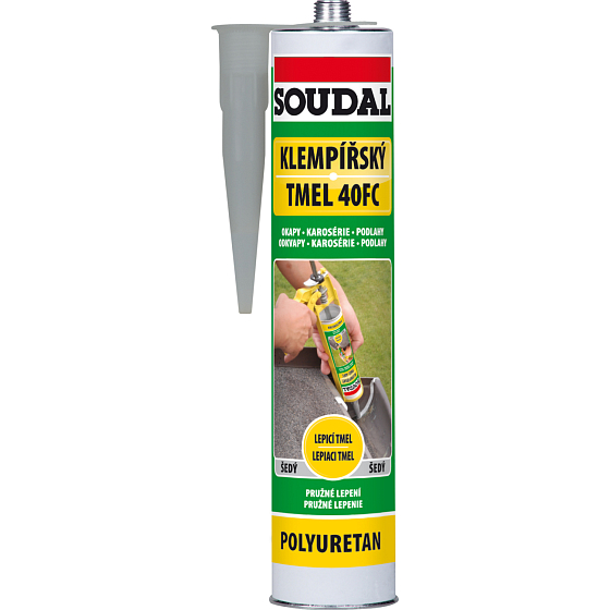 Soudal Klempnerdichtstoff Polyurethan, grau, 310 ml