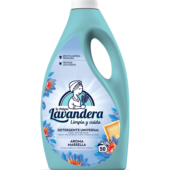 Lavandera marseilisches Seifenwaschgel 2,5 l, 50 Waschladungen