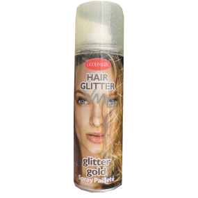 Zo Cool Glitter Spray glänzt für Haar und Körper Gold 125 ml