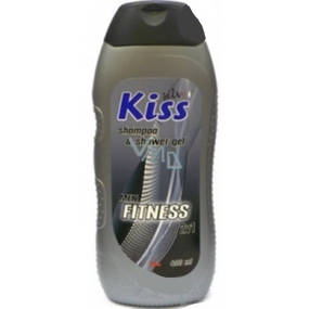 Mika Kiss Silver für Männer Fitness 2in1 Duschgel und Haarshampoo 400 ml