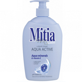 Mitia Aqua Active Flüssigseife mit Vitamin E Spender 500 ml