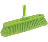 Spokar 5151 farbiger Besen mit Holzstiel, gespaltene synthetische Fasern PET, 120 cm