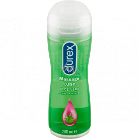 Durex 2in1 Massage Lube Aloe Vera Intimmassage und Gleitgel 200 ml