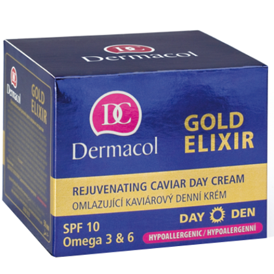 Dermacol Gold Elixir SPF10 Verjüngende Kaviar-Tagescreme 50 ml