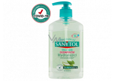 Sanytol Grüner Tee & Aloe Vera Desinfektionsmittel feuchtigkeitsspendende Handseife 250 ml mit Spender