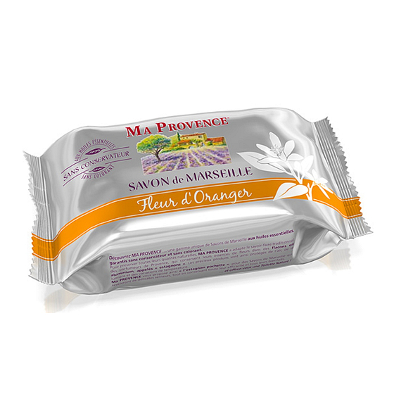 Ma Provence Bio Orange blüht echte Marseille Toilettenseife 100 g