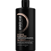 Syoss Keratin Shampoo für feines und brüchiges Haar, 440 ml