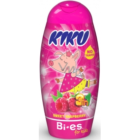 Kiku Sweet Raspberry 3 in 1 Duschgel, Shampoo und Schaum für Kinder 250 ml