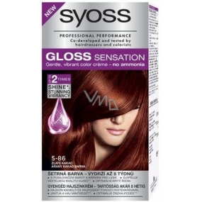 Syoss Gloss Sensation Schonende Haarfarbe ohne Ammoniak 5-86 Goldener Kakao 115 ml