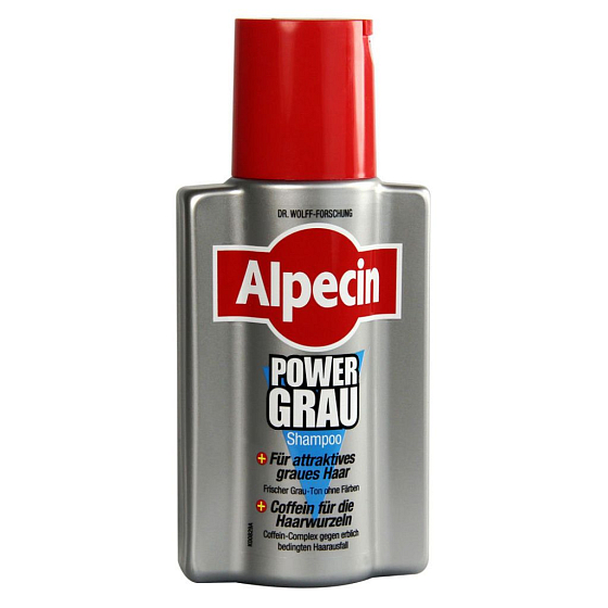 Alpecin PowerGrey Anti-Haarausfall-Shampoo für graues Haar 200 ml