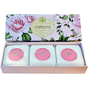 English Soap Summer Rose natürliche parfümierte Seife mit Sheabutter 3 x 100 g