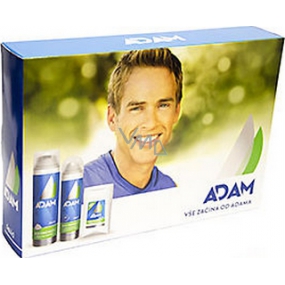 Astrid Adam Skin Protect + Aftershave für Männer 100 ml + Rasierschaum 250 ml + Antitranspirant-Spray 150 ml, Kosmetikset