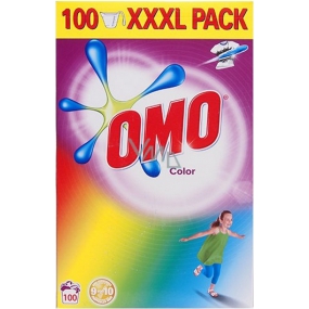 Omo Color Waschpulver, farbige Wäsche 100 Dosen 7 kg