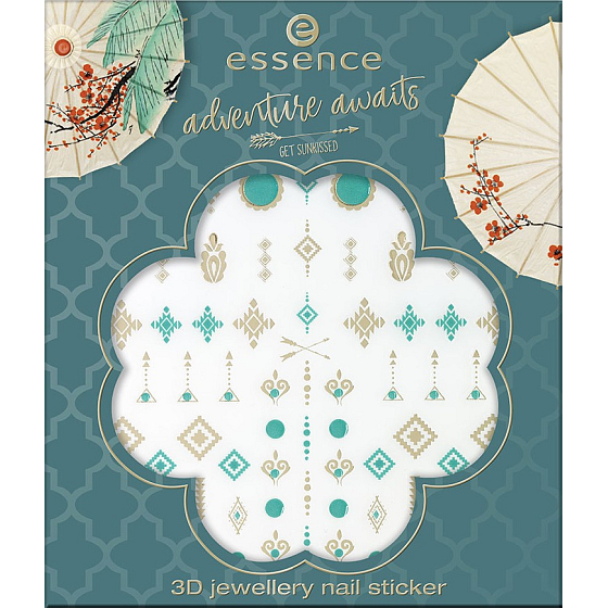 Essence Adventure erwartet Nagelsticker 3D Jewellery 01 Hören Sie nicht auf zu erkunden! 81 Stück