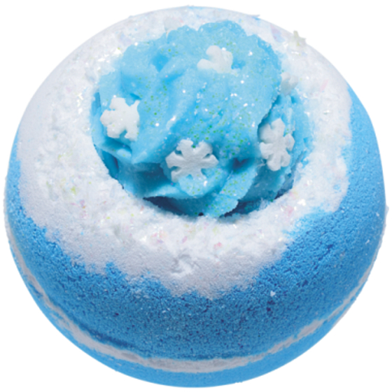 Bomb Cosmetics Snowing - Lassen Sie es schneien Funkelndes ballistisches Bad 160 g
