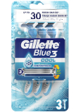 Gillette Blue 3 Cool 3-Klingen-Rasierer für Herren 3 Stück