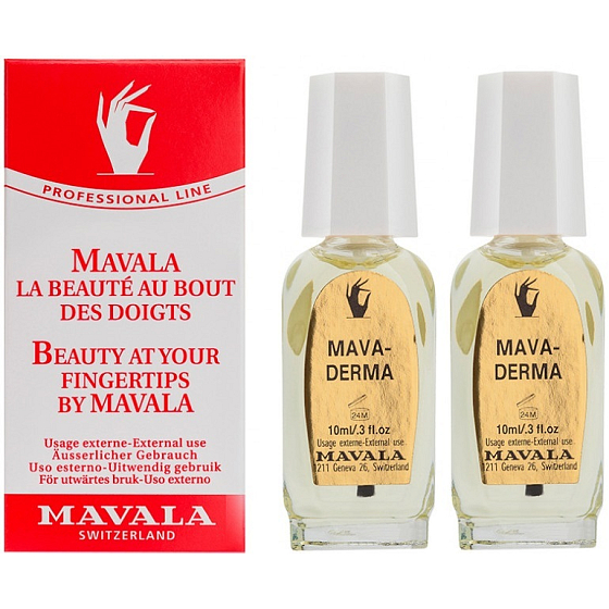 Mavala Mavaderma Öl für nach schnellerem Nagelwachstum 2 x 10 ml