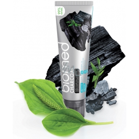 Biomed Charcoal mit natürlicher Zahnpasta aus schwarzer Holzkohle 100 g