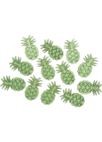 Ananas Holz grün 4 cm, 12 Stück