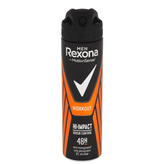 Rexona Men WorkOut Hi-Impact Antitranspirant Deodorant Spray für Männer 150 ml