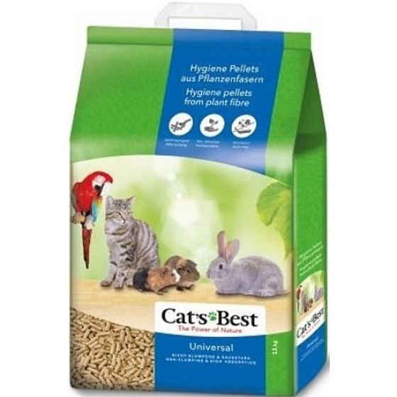 Katzen Bester Bio-Wurf für Katzen, Kaninchen und kleine Nagetiere Universal 5,5 kg