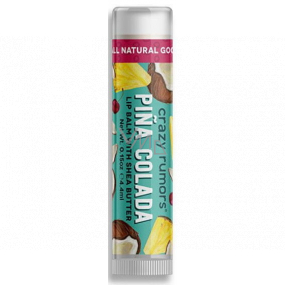 Crazy Rumors Pina Colada Lippenbalsam mit Ananas- und Kokosgeschmack 4,4 ml