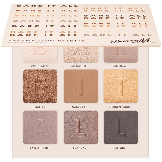 Barry M Bare It All Lidschatten-Palette 12,6 g