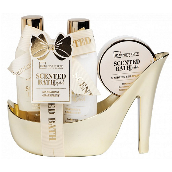 My Scented Bath Mandarine und Grapefruit Duschgel 180 ml + Körperlotion 180 ml + Handcreme 50 ml + Schuh-, Kosmetikset