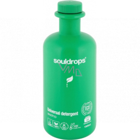 Souldrops Universalwaschmittel Seadrop Waschgel für bunte und weiße Wäsche mit Meeresbrise-Duft 20 Dosen 1,3 l