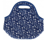 Albi Original Thermo Snack Bag Blue Pattern hält Speisen länger warm/kalt 30 x 27 x 18 cm