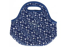 Albi Original Thermo Snack Bag Blue Pattern hält Speisen länger warm/kalt 30 x 27 x 18 cm