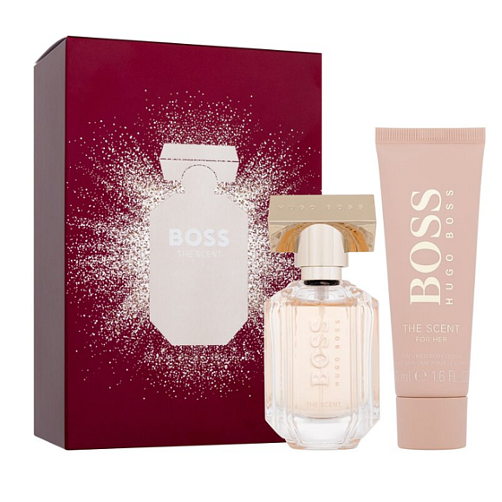 Hugo Boss The Scent for Her Eau de Parfum 30 ml + Bodylotion 50 ml, Geschenkset für Frauen