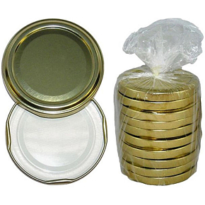 Schraubverschluss für die Konservierung von Obst und Gemüse 66 mm, 10 Stück Schraubverschluss für die Konservierung von Obst und Gemüse 66 mm, 10 Stück
