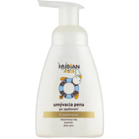 Nubian Kids sprchová pěna po opalování 250 ml Nubian Kids sprchová pěna po opalování 250 ml