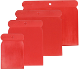 Spokar Satz von Spachteln, Kunststoff, 5 - 7,5 - 10 - 12 cm, 4 Stück