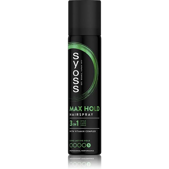 Syoss Max Hold 3in1 Haarspray zur Fixierung der Haare 75ml