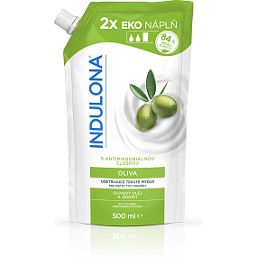 Indulona flüssige Seife Oliva Nachfüllpackung, 500 ml Indulona flüssige Seife Oliva Nachfüllpackung, 500 ml