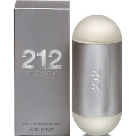 Carolina Herrera 212 Weiß Damen EdT 60 ml Eau de Toilette Ladies