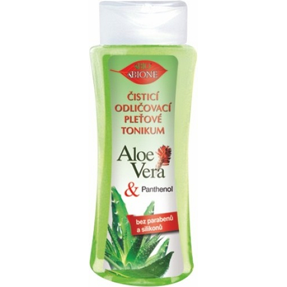 Bione Cosmetics Aloe Vera Reinigendes Abschminktuch für alle Hauttypen 255 ml